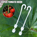 Ordinary 50 Pcs Agricultural Ear Hook Farming Tomatoes Greenhouse Clamp Fruit Vegetable Fix